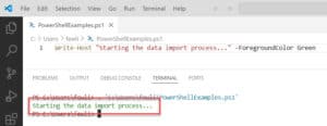 PowerShell Write-Host vs Write-Error