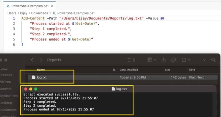 Add-Content in PowerShell [With Real Examples]