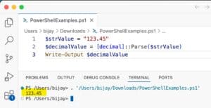 How to Convert String to Decimal in PowerShell
