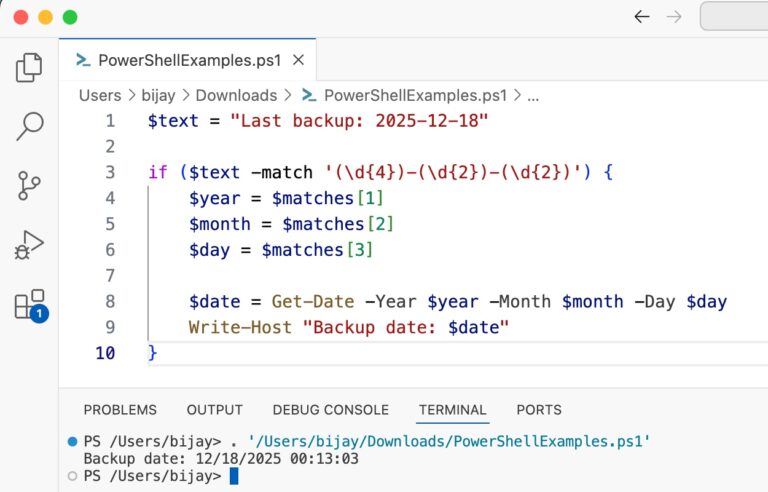 How to Find Dates in Strings with PowerShell?