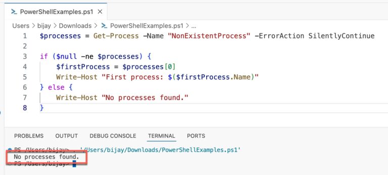 PowerShell Cannot Index into a Null Array - How to Fix