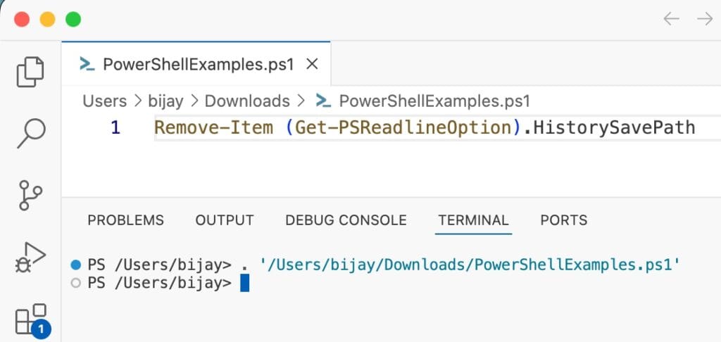 Clear PowerShell History