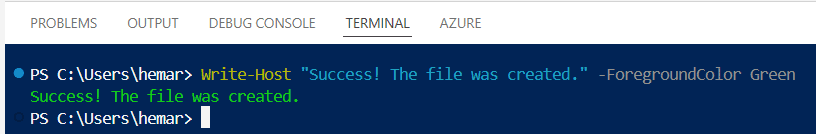 PowerShell Write-Host Color