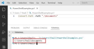 PowerShell: Get Absolute Path of Directory