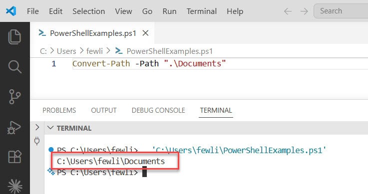 Get Absolute Path of Directory powershell Using Convert-Path