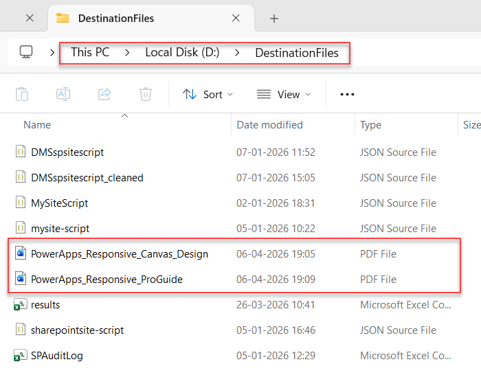 powershell move files based on filetype pdf