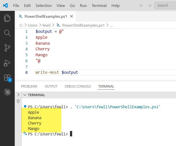 How to Convert Spaces to New Lines using PowerShell