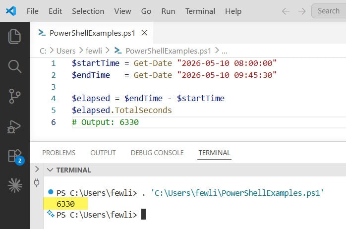 How to Convert Time to Seconds PowerShell