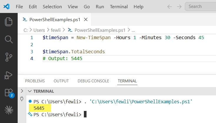 PowerShell Convert Time to Seconds