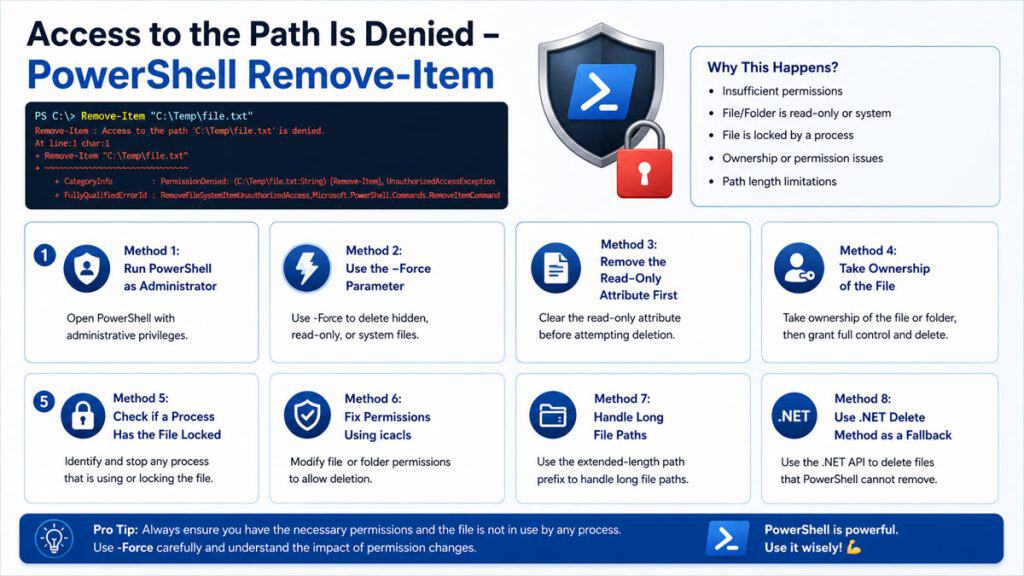 Access to the Path Is Denied PowerShell