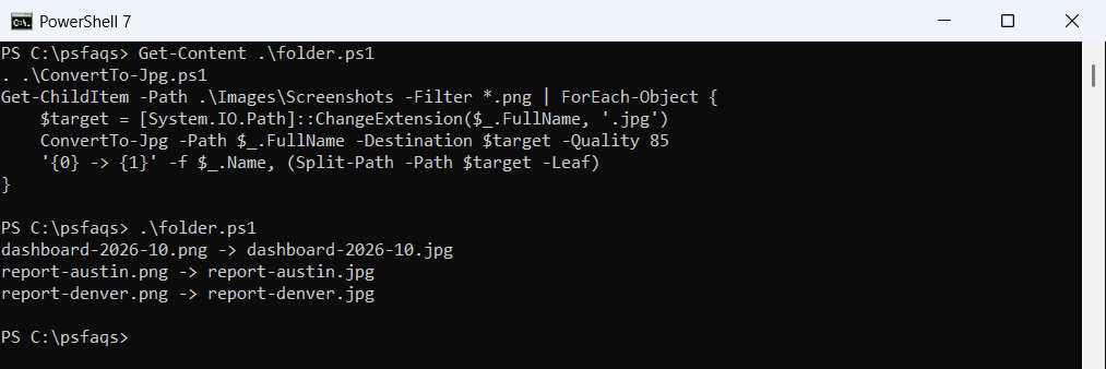 PowerShell convert a folder of PNG files to JPG